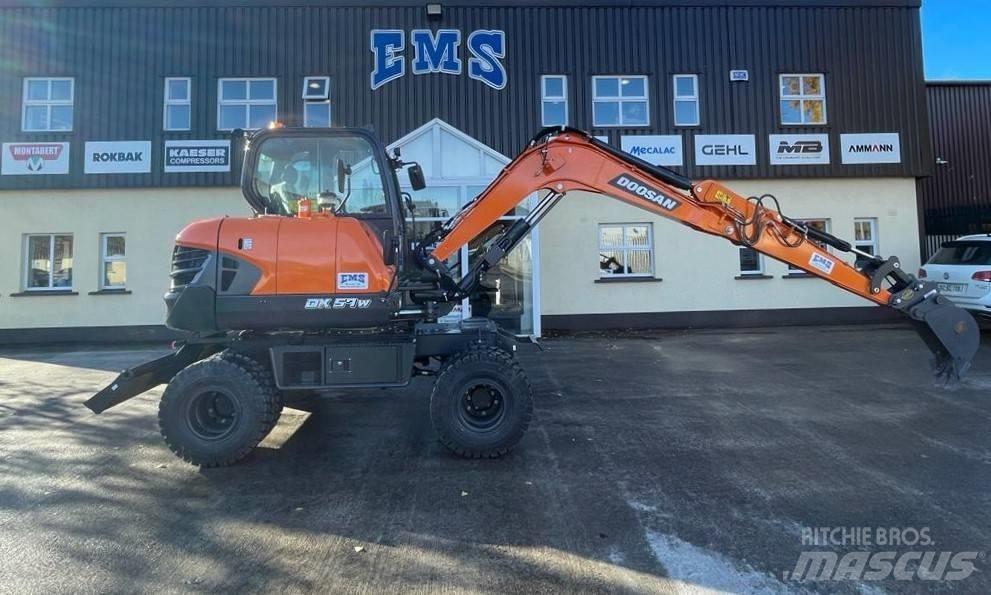 Doosan Dx57W-7 Pyöräkaivukoneet