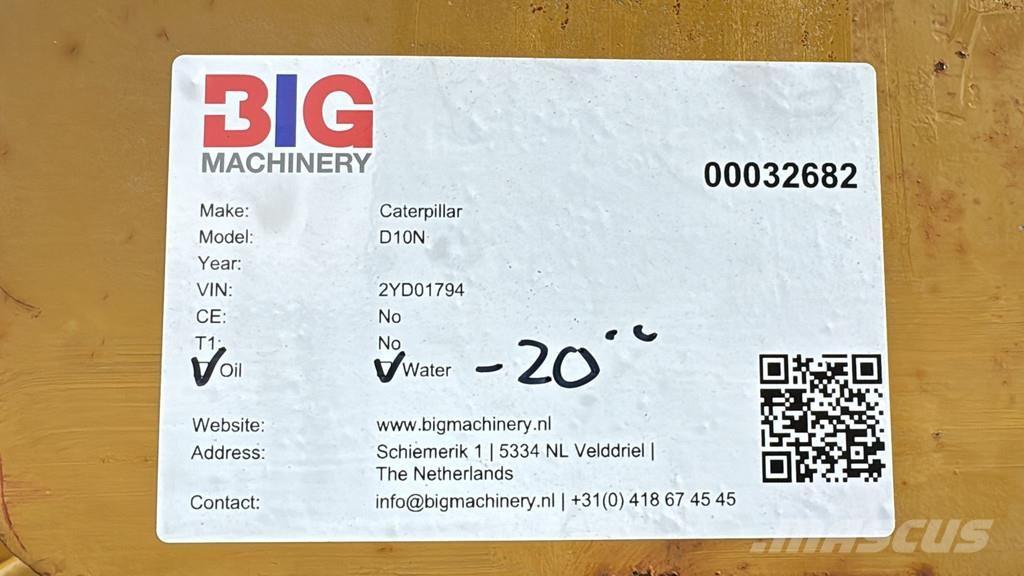 CAT D10N Telaketjupuskutraktorit