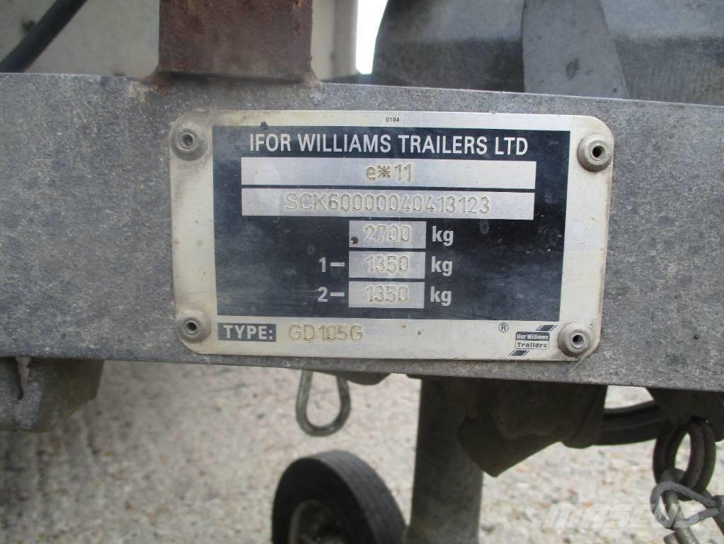 Ifor Williams GD105G Lavaperävaunut