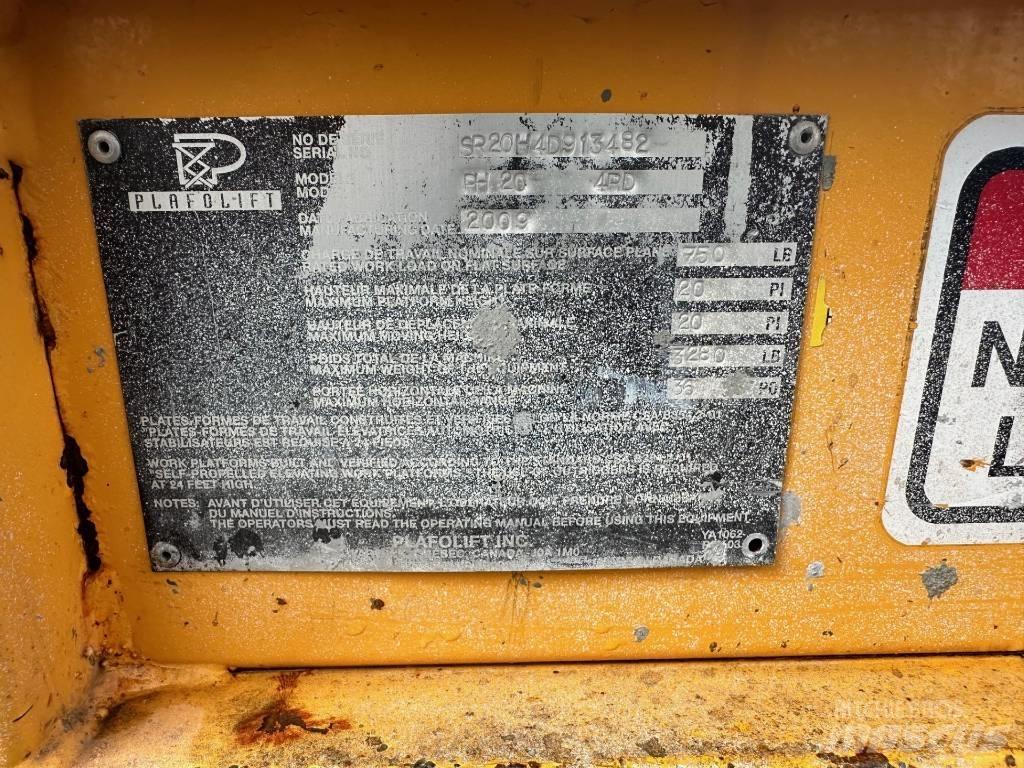 Plafolift PH20 Saksilavat