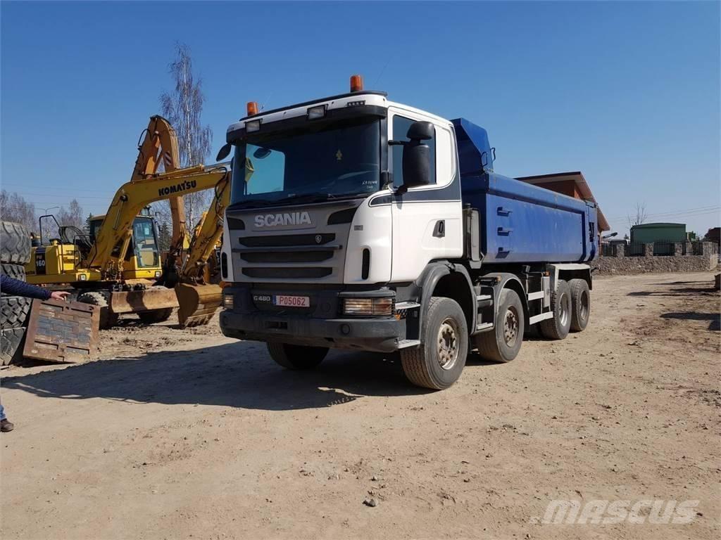 Scania G480 8x4 Nostovarsi-vaihtolavakuorma-autot
