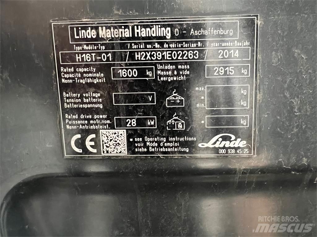 Linde H16T Nestekaasutrukit