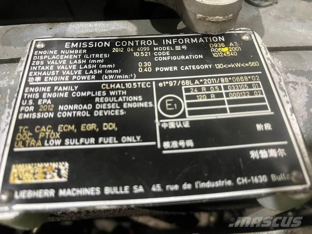 Liebherr D936 A7 Moottorit