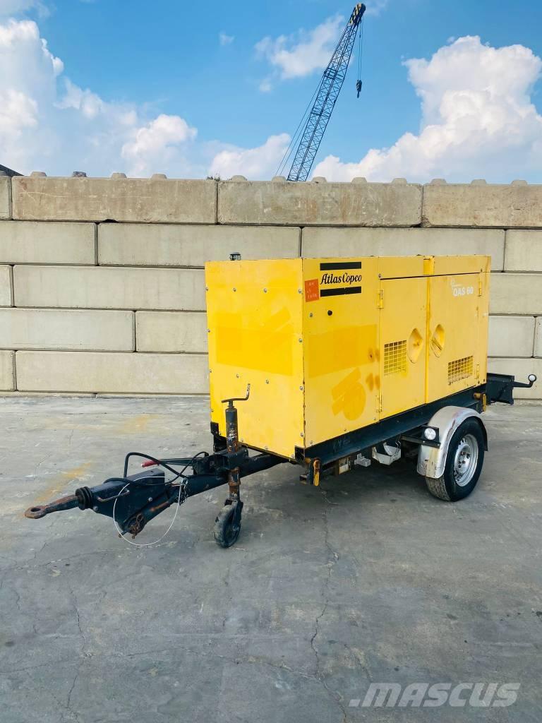 Atlas Copco QAS 60 Dieselgeneraattorit
