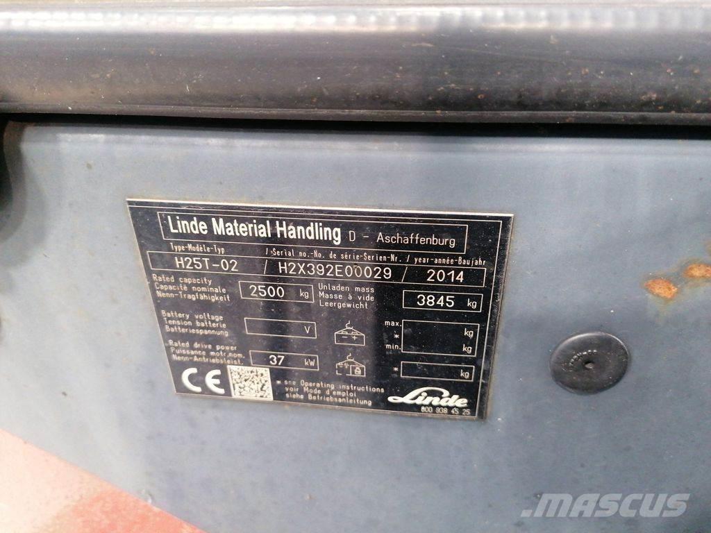 Linde H25T-02 Nestekaasutrukit