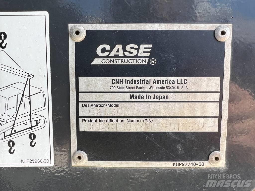CASE CX 130 D Telakaivukoneet