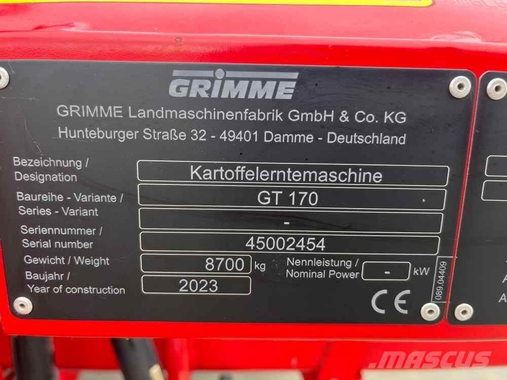 Grimme GT 170 Perunannostokoneet