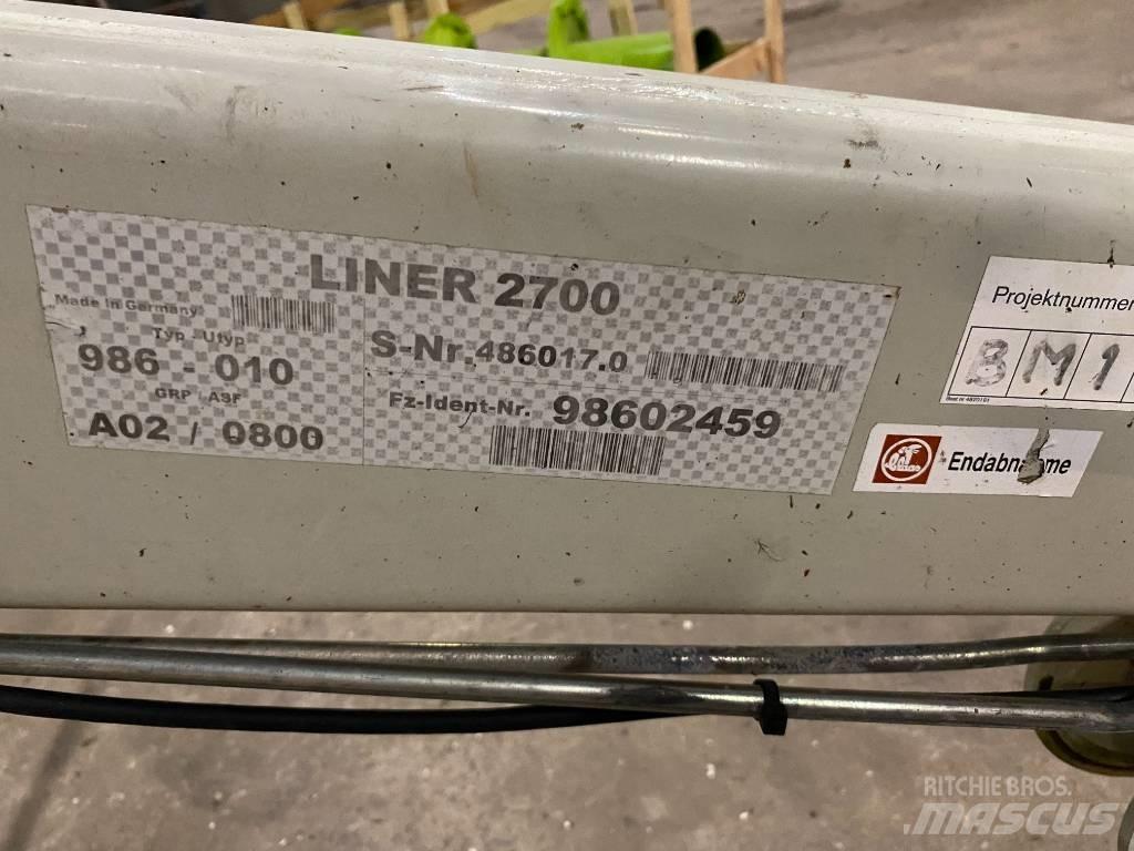 CLAAS Liner 2700 Karhottimet