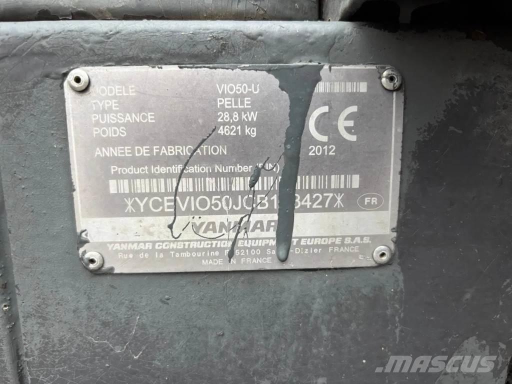Yanmar VIO50-U Minikaivukoneet < 7t