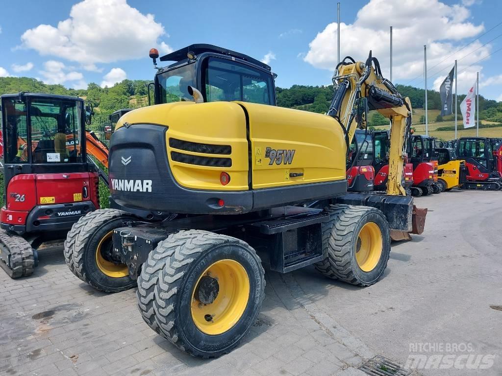 Yanmar B 95 W Pyöräkaivukoneet