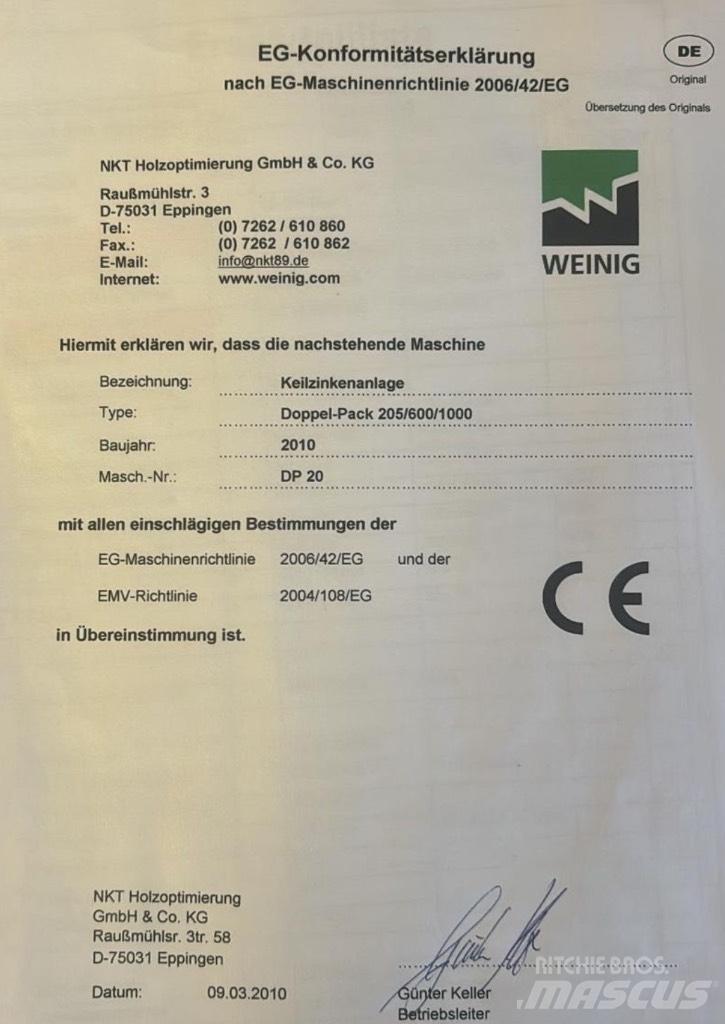  WEINIG Doppel-Pack Sahat