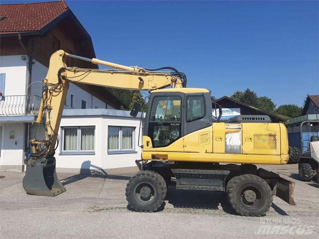 Komatsu PW180-7 Pyöräkaivukoneet