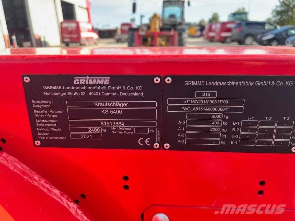 Grimme KS 5400 Perunalaitteet - Muut