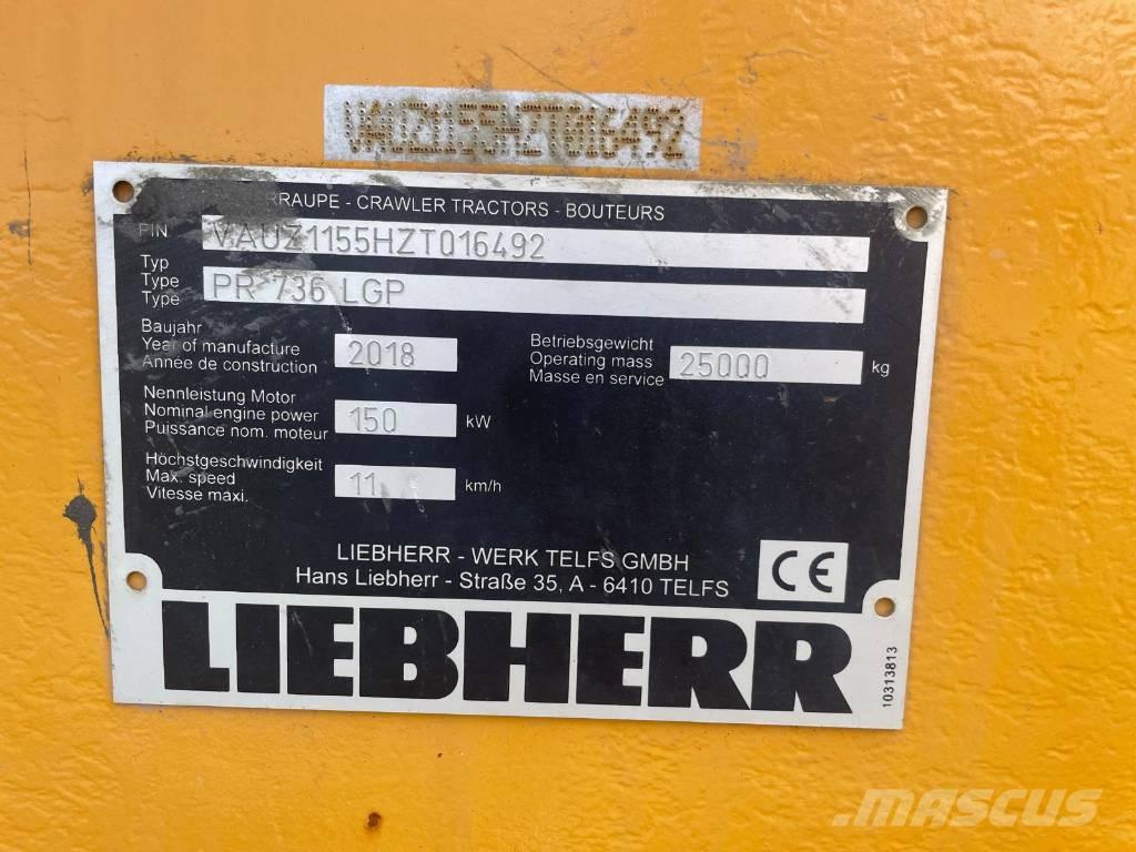 Liebherr PR 736 LGP Telaketjupuskutraktorit