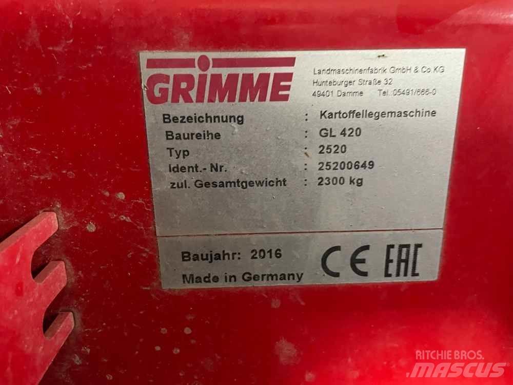 Grimme GL 420 Perunanistutuskoneet