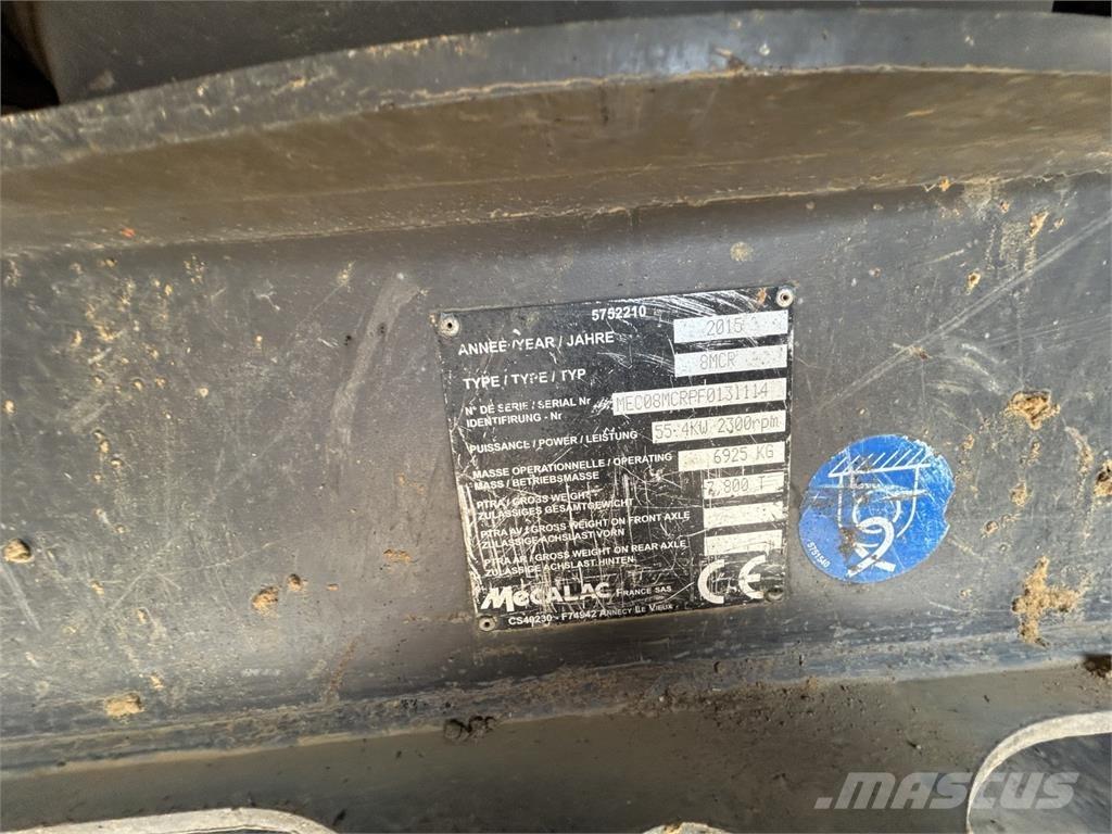 Mecalac 8MCR Midikaivukoneet 7t - 12t