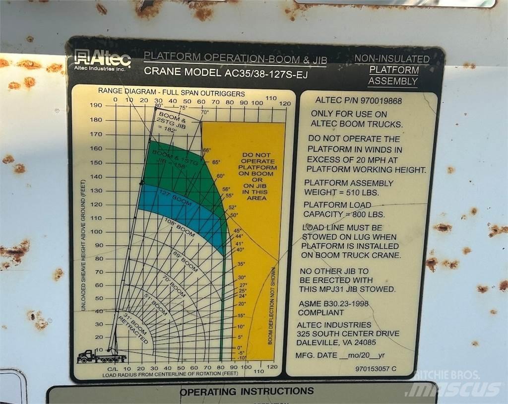 Altec 970019868 Nosturien osat ja lisävarusteet
