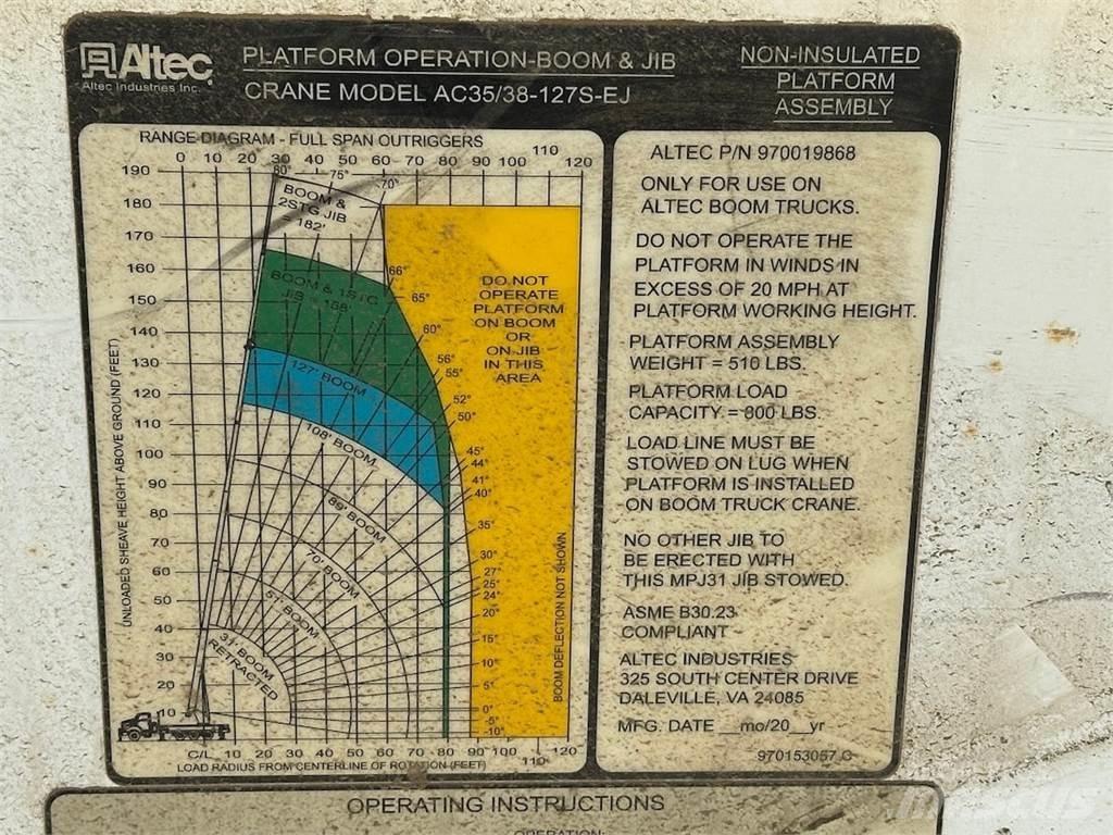 Altec 970019868 Nosturien osat ja lisävarusteet