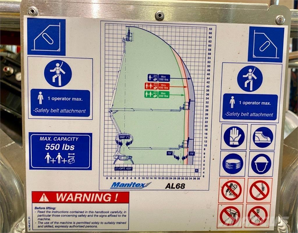 Manitex AL68 Henkilönostimet ja nostolaitteet