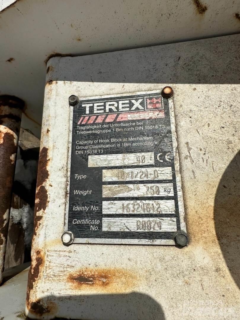 Terex 16324612 Nosturien osat ja lisävarusteet