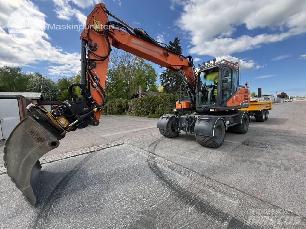 Doosan DX 160 W Pyöräkaivukoneet