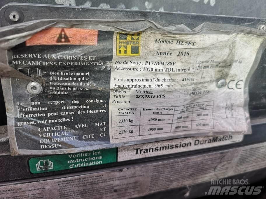 Hyster H 2.5 FT LPG Nestekaasutrukit