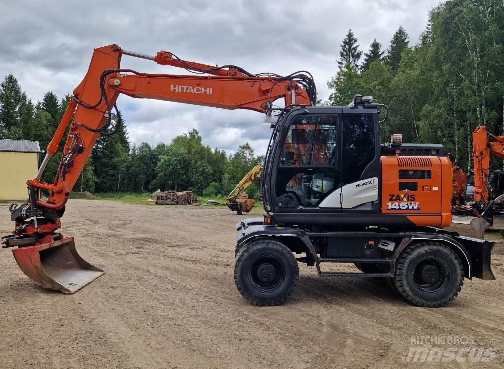 Hitachi ZX 145 W-6 Pyöräkaivukoneet
