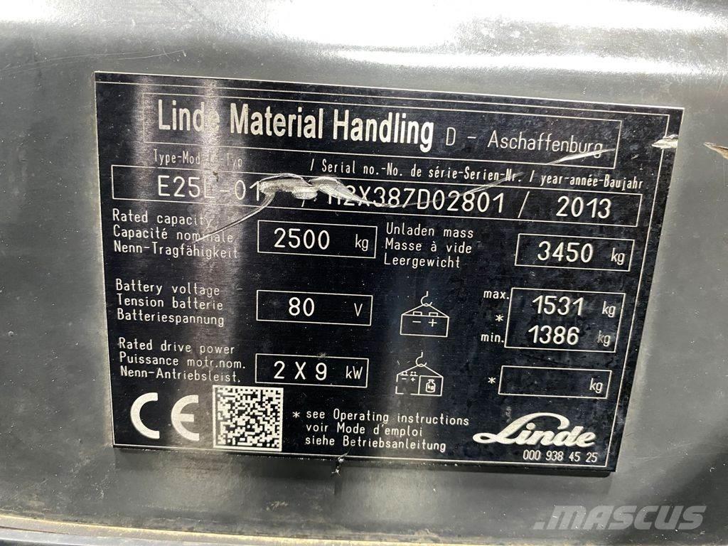 Linde E25L Sähkötrukit