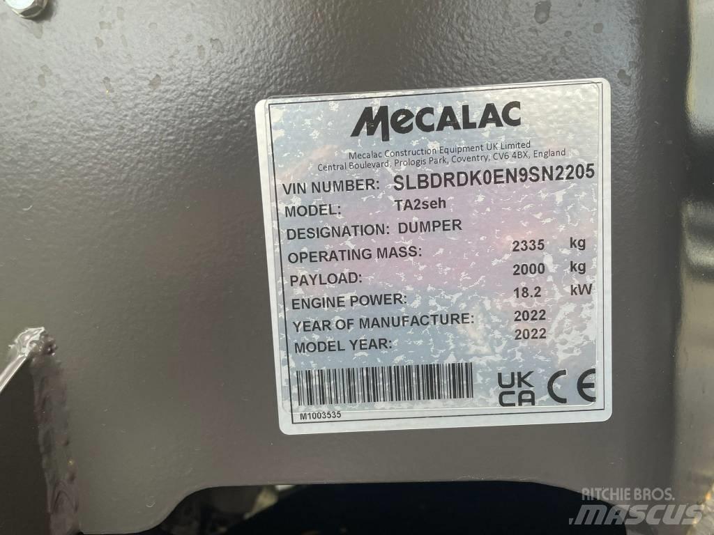 Mecalac TA2SEH Dumpperit
