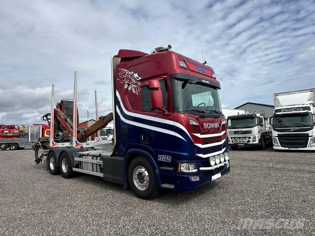 Scania R650B 6X4 NB Puuautot