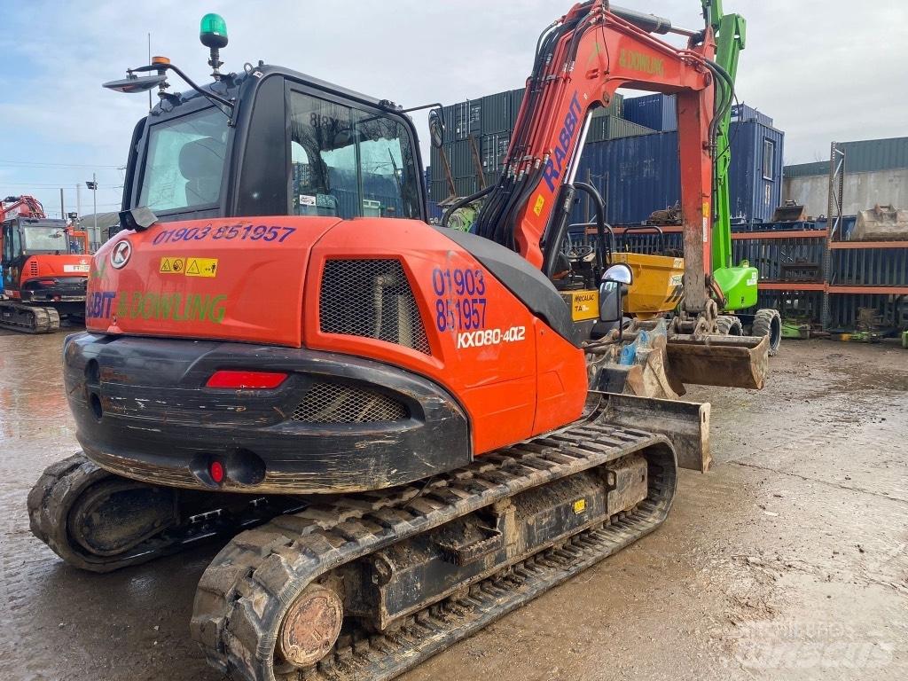 Kubota KX 080-4 Midikaivukoneet 7t - 12t