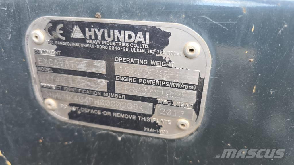 Hyundai HX 145 LCR Telakaivukoneet