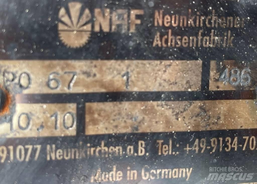 Ponsse NAF PO 67 1 Alusta ja jousitus