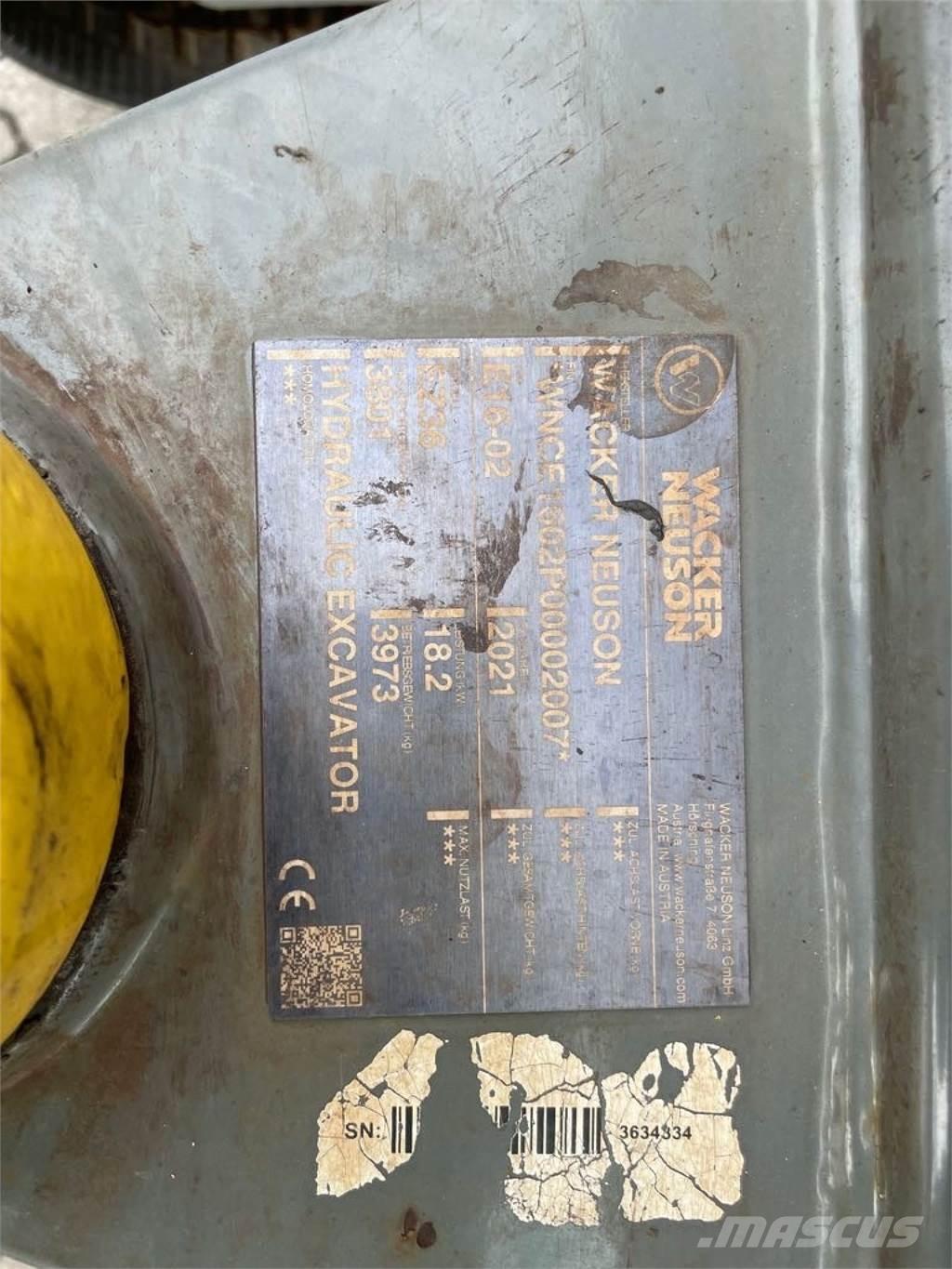Wacker Neuson EZ36 Telakaivukoneet