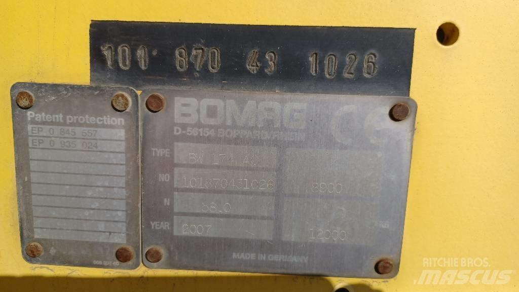 Bomag BW 174 A C Yhdistelmäjyrät