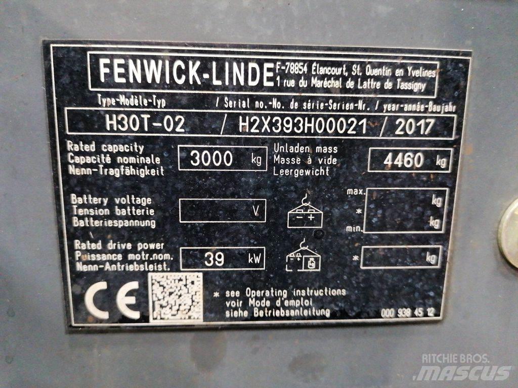 Linde H30T-02 Nestekaasutrukit