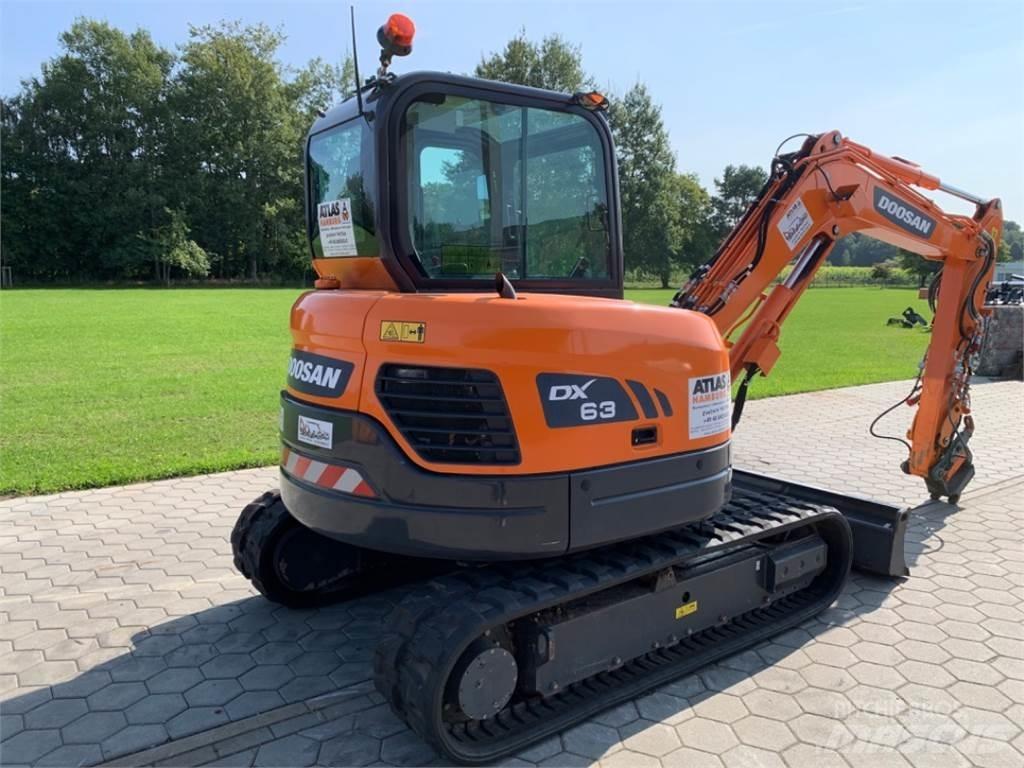 Doosan DX63-3 Minikaivukoneet < 7t