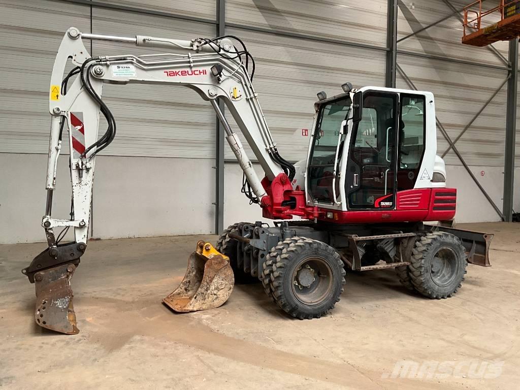 Takeuchi TB 295 W Pyöräkaivukoneet