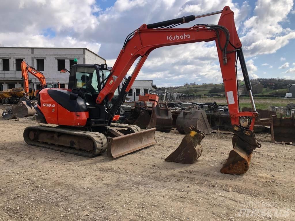 Kubota KX 080-4 Telakaivukoneet