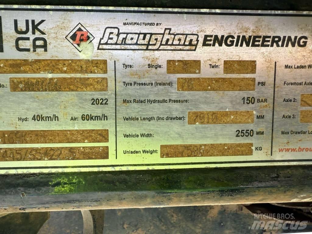 Broughan B 20 Kippiperävaunut