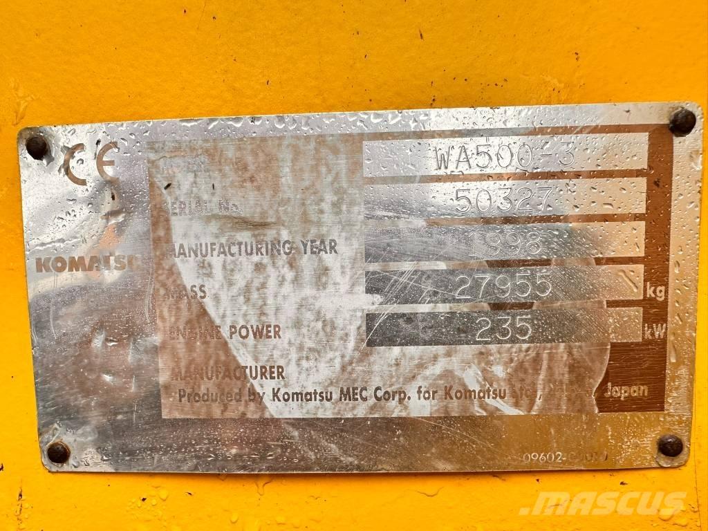 Komatsu WA500-3 Pyöräkuormaajat