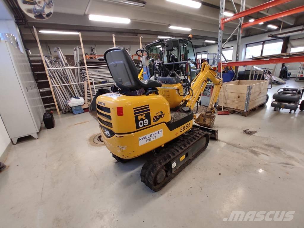 Komatsu PC 09-1 Minikaivukoneet < 7t