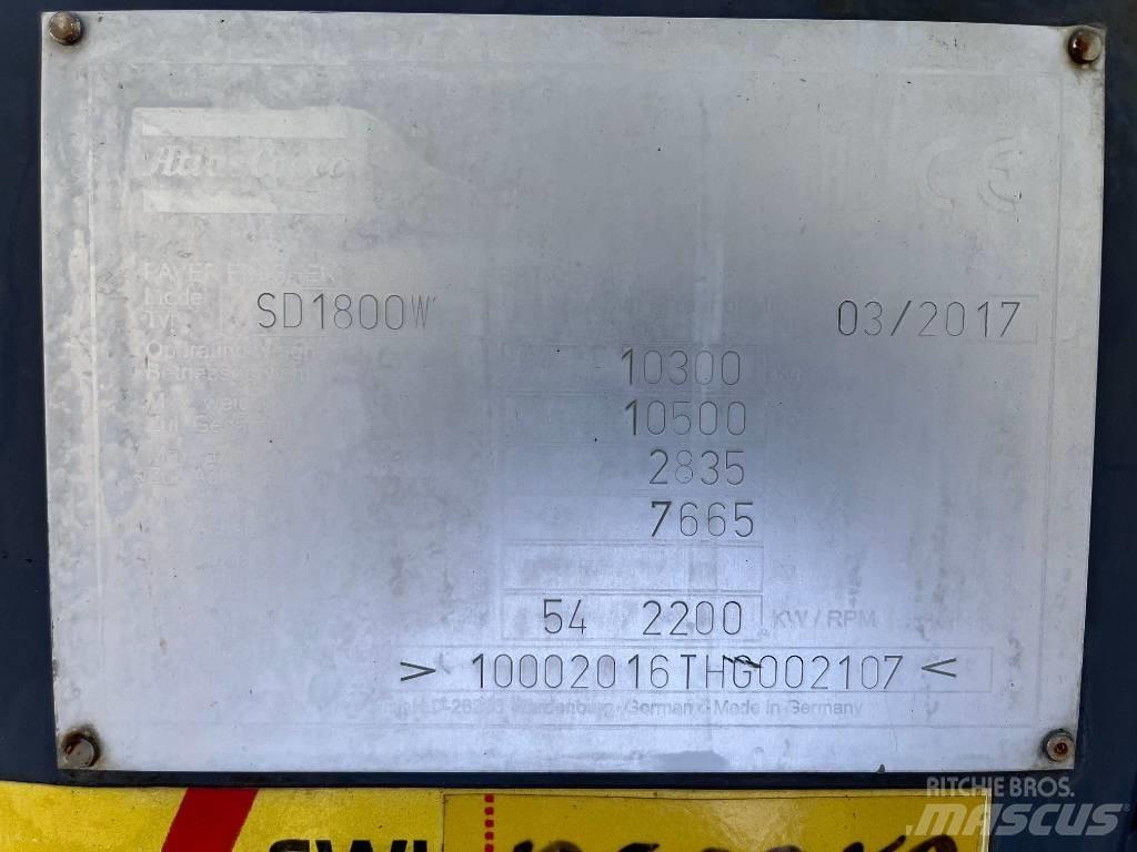 Dynapac SD 1800 W Asfalttikoneet