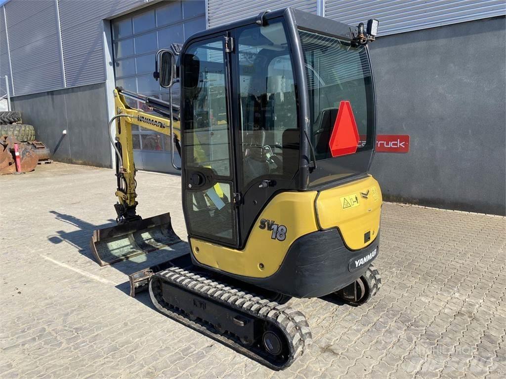 Yanmar SV18 Pyöräkaivukoneet