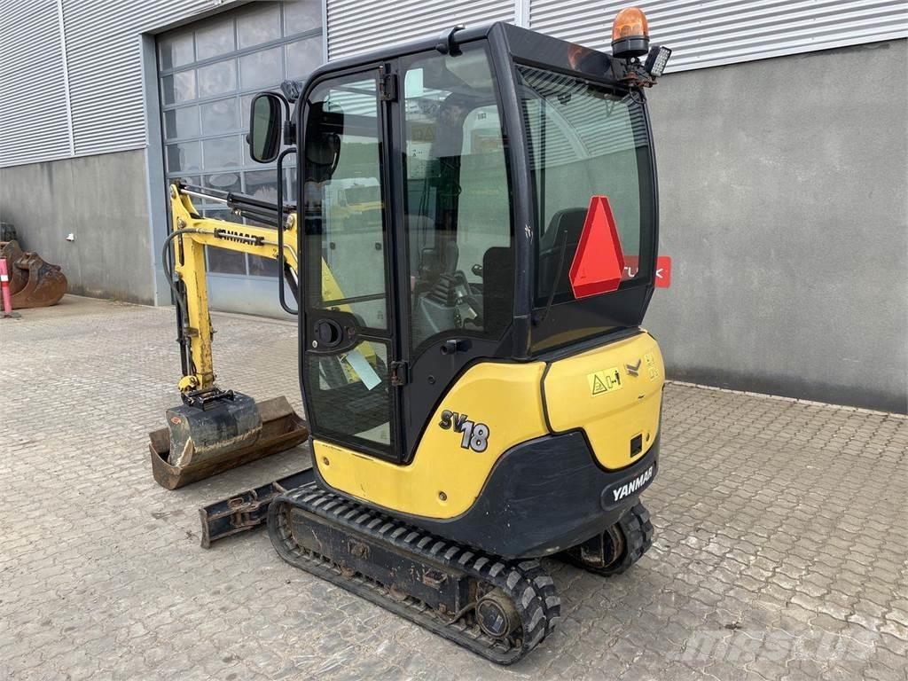 Yanmar SV18 Pyöräkaivukoneet