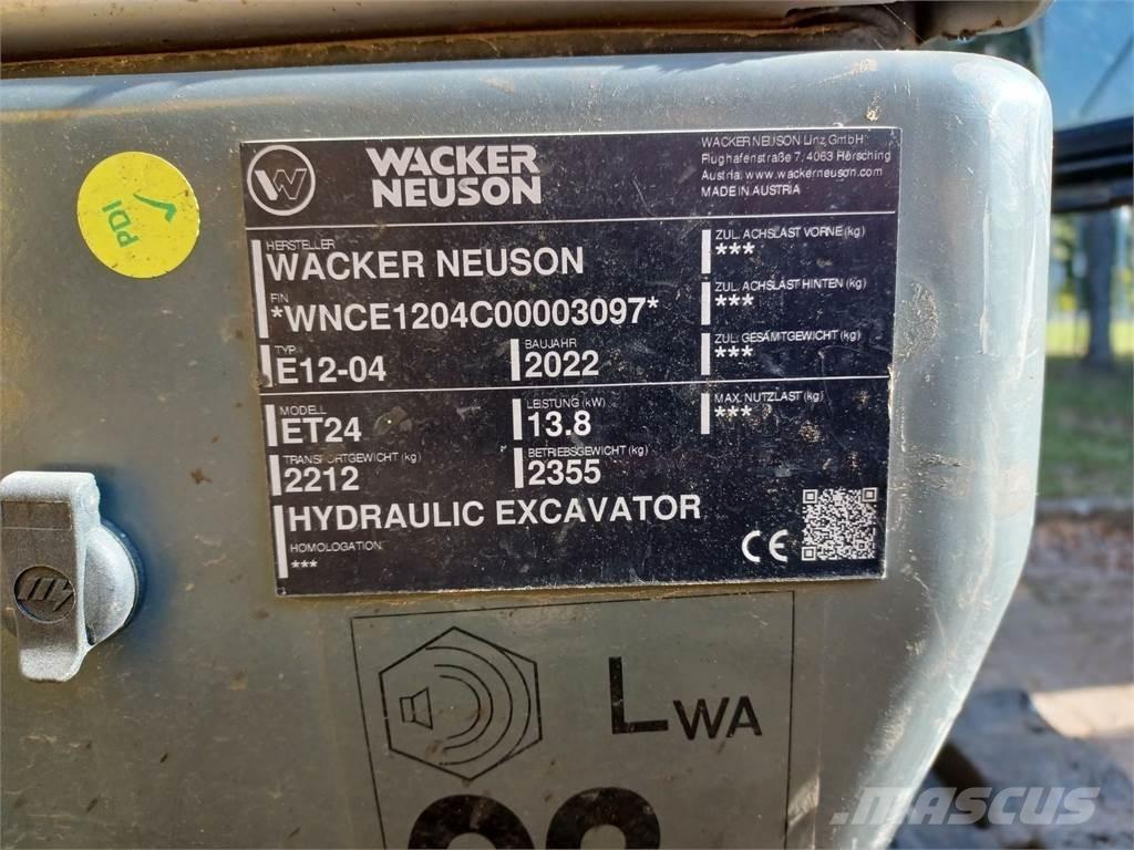 Wacker Neuson ET24 Telakaivukoneet