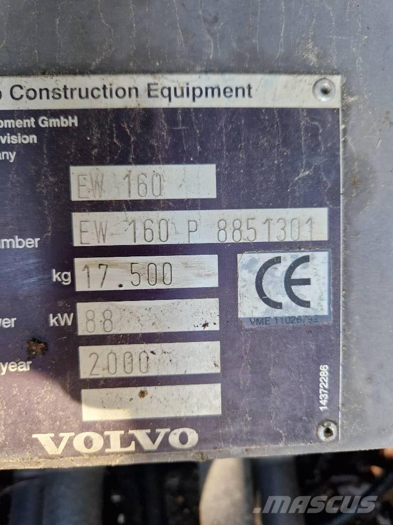 Volvo EW 160 Pyöräkaivukoneet
