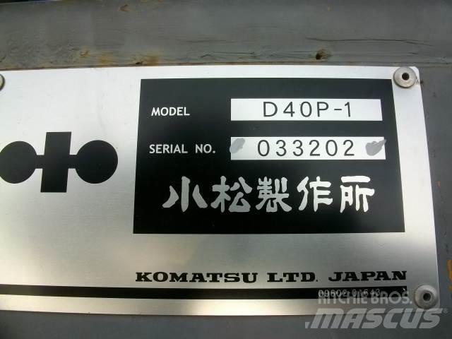 Komatsu D 40 P Telaketjupuskutraktorit