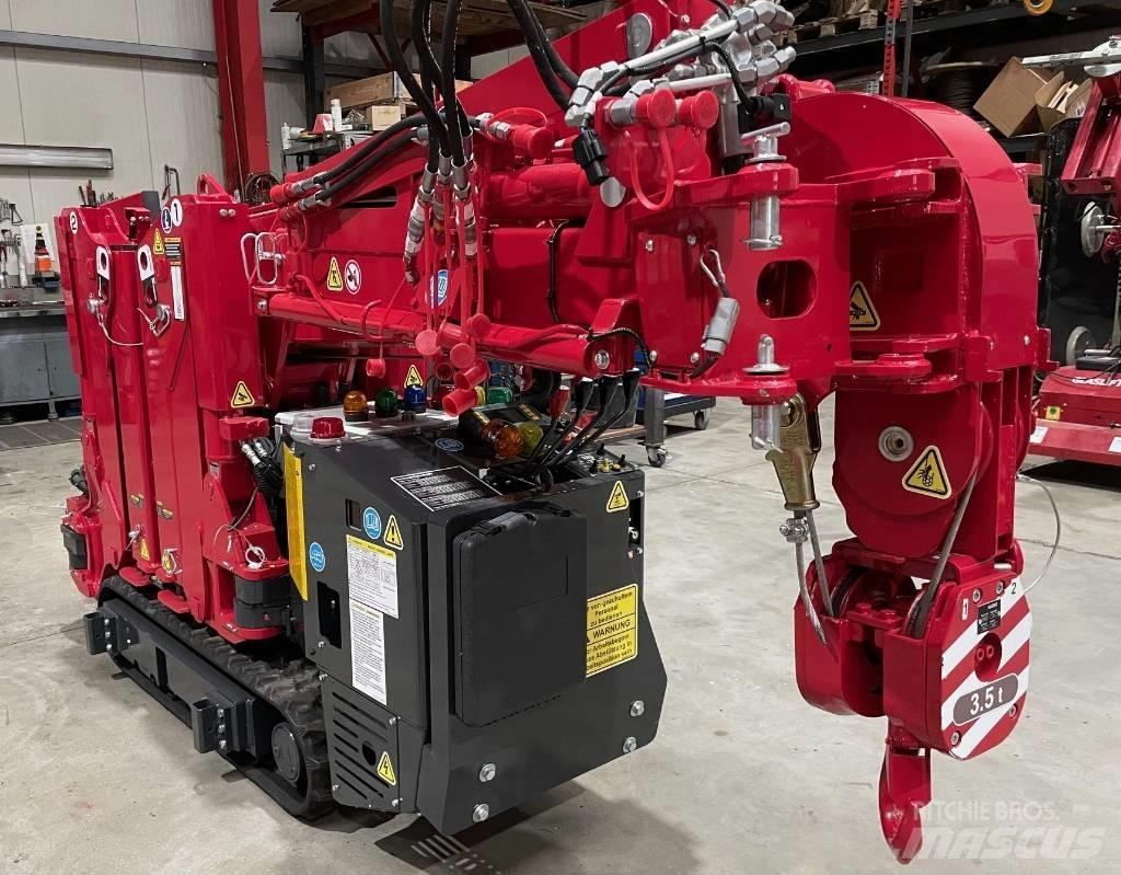 Unic B-350.2V Tela-alustaiset nosturit