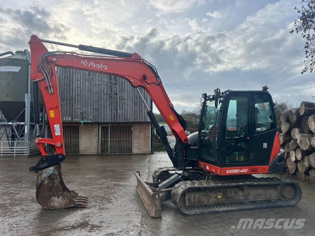 Kubota KX 080-4 Midikaivukoneet 7t - 12t